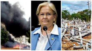 Senadora emociona ao ler carta de funcionário de fazenda destruída na Bahia (veja o vídeo)