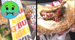 Burger King fecha loja após vídeo com larvas em lanche viralizar na internet (Veja o vídeo)