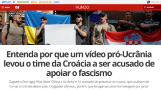 Um flagrante do jornalismo picareta que prega que o mundo só tem dois lados: a Esquerda Mocinha e os Vilões