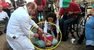 Fanatismo leva grevista de fome para o hospital