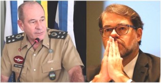 Toffoli armado para fazer a intervenção militar de esquerda