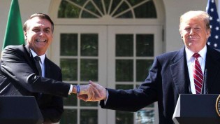 O encontro entre Bolsonaro e Trump e as reações das pessoas normais, da Folha e da esquerda caviar