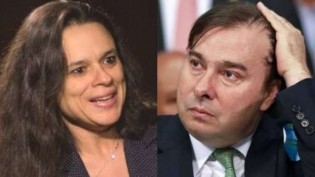 Janaína, com extrema elegância e 8 tuitadas, põe Rodrigo Maia na parede