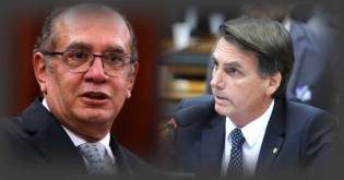 Sem medo, Bolsonaro mexe no bolso de Gilmar