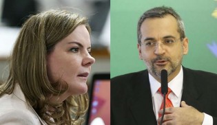 Gleisi, fora de si, promete processar Weintraub por chamar Lula e Dilma de "droga" (Veja o Vídeo)