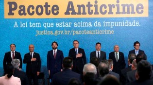 Moro e Bolsonaro pressionam pela segurança com a campanha publicitária do pacote Anticrime (Veja o Vídeo)