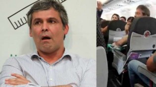 Lindbergh, sem mandato, cassado, condenado e xingado dentro do avião (veja o vídeo)