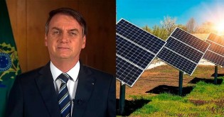 Bolsonaro exige “taxa zero” para energia solar e Aneel recua o reajuste programado (veja o vídeo)