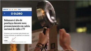 Notícia sobre o “panelaço” pega no flagrante a parcialidade da Globo