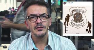 Jornalista militante ataca PF e família Bolsonaro na internet e causa revolta