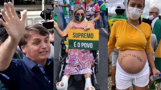 AO VIVO: Bolsonaro sobrevoa a Praça dos Três Poderes lotada e vai para o meio do povo (veja os vídeos)
