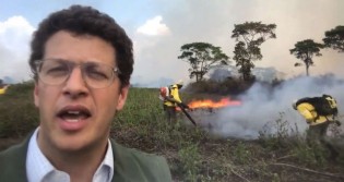 Desmontando falácias da esquerda, Salles vai pessoalmente para o “combate” no Pantanal (veja o vídeo)