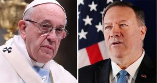 Papa Francisco recusa encontro com Mike Pompeo