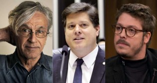 Para "atrapalhar" Bolsonaro, Caetano e Porchat se juntam em campanha a favor de Baleia