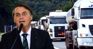 Bolsonaro está próximo de diminuir imposto do diesel, um motivo de "festa" para os caminhoneiros