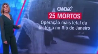 Jornalista da CNN diz que "morreu apenas um policial" em operação e web não perdoa (veja o vídeo)