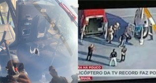 URGENTE: Piloto de helicóptero da TV Record é baleado em pleno voo e faz pouso de emergência