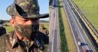 Um verdadeiro tapete: Exército conclui mais um trecho da BR 116 (veja o vídeo)