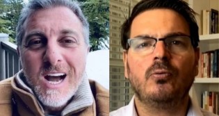 Huck reaparece, ataca Bolsonaro, critica desfile militar e é calado por Constantino