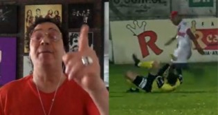 Casagrande "enlouquece" de vez e tenta imputar a Bolsonaro culpa por agressão no futebol (veja o vídeo)