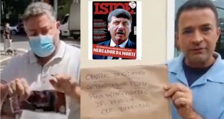 IstoÉ publica capa criminosa, recebe dura resposta e é censurada pelo povo nas ruas (veja o vídeo)