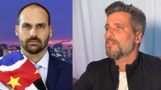 Eduardo Bolsonaro não perde a piada e satiriza Bruno Gagliasso