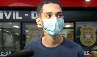 Assaltante que roubou Neymar diz que é universitário, debocha e irrita Datena e abandona entrevista ao vivo (veja o vídeo)