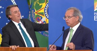 Paulo Guedes diz que economia brasileira está 'preparada para a guerra' e é elogiado por Bolsonaro (veja o vídeo)