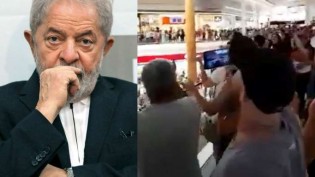 Militantes lulopetistas são rechaçados por multidão e passam vergonha em shopping: “Lula, ladrão” (veja o vídeo)