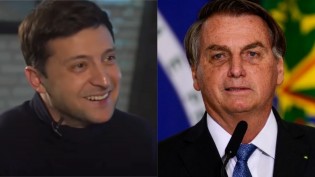 Biógrafo de presidente ucraniano diz que Bolsonaro é inspiração para ele