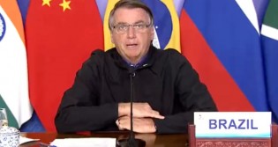 Em discurso ao Brics, Bolsonaro se posiciona corajosamente à frente do bloco e pede mudanças na ONU (veja o vídeo)