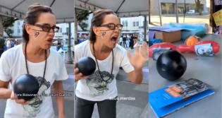 Em atitude deprimente e confusa, ex-atriz global ressurge com ataques a Bolsonaro e representantes do governo (veja o vídeo)