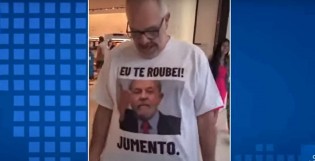 Em atitude exemplar, patriota desfila com camiseta inusitada e manda ‘recado na cara’ dos esquerdopatas teimosos (veja o vídeo)