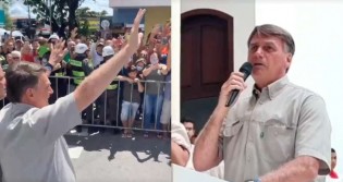 Bolsonaro participa de sermão em Missa e é festejado pelo povão nordestino (veja o vídeo)