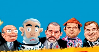 Caricaturas de juízes: A revelação de segredos inconfessáveis