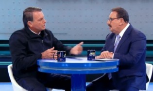 Frente a frente com Ratinho, Bolsonaro faz audiência do SBT disparar (veja o vídeo)