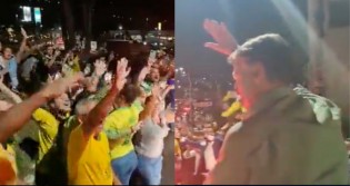 Bolsonaro dobra a aposta e faz "pesquisa DataPovo" noturna (veja o vídeo)
