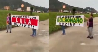 Casal faz ‘DataPovo’ na beira de estrada e resposta com "buzinaço" é sensacional (veja o vídeo)