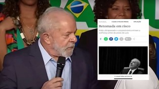 Folha de S.Paulo apoiou o ex-presidiário descaradamente... Agora, se arrepende. Mas já? Faz o ‘L’ que passa...