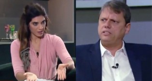 Tarcísio dá lição de ética e respeito e deixa jornalista da Globo ‘embasbacada’ (veja o vídeo)
