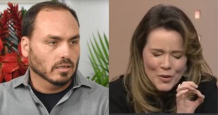 Jornalistas da Globo produzem cena capaz de "embrulhar o estômago" e Carlos Bolsonaro reage indignado (veja o vídeo)