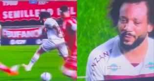 Entrada forte de Marcelo causa uma das lesões mais graves já vistas no futebol (veja o vídeo)