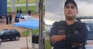 Morre policial baleado por colega dentro da viatura (veja o vídeo)