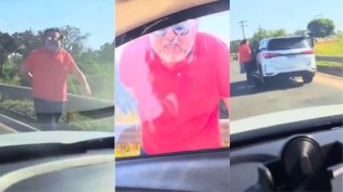 Homem que disparou tiros contra casal na Rodovia Castelo Branco é identificado e polícia está no encalço (veja o vídeo)
