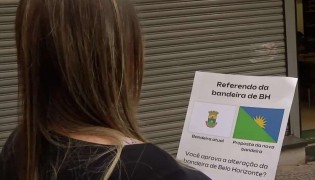 No referendo sobre a mudança da bandeira oficial de Belo Horizonte, a esmagadora maioria votou contra