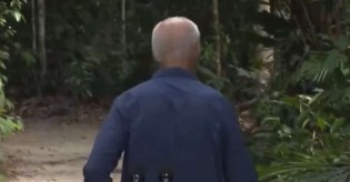 A "fuga" de Joe Biden... (veja o vídeo)