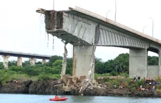 Vereador reeleito e esposa estavam em caminhonete que caiu em desabamento de ponte