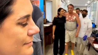 Vídeo de Michelle cuidando de Bolsonaro no hospital viraliza e emociona (veja o vídeo)