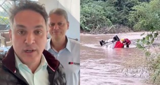 Zucco age rápido e mobiliza ajuda de Tarcísio para o povo gaúcho (veja o vídeo)