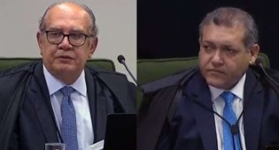 Gilmar "surta" contra Nunes Marques